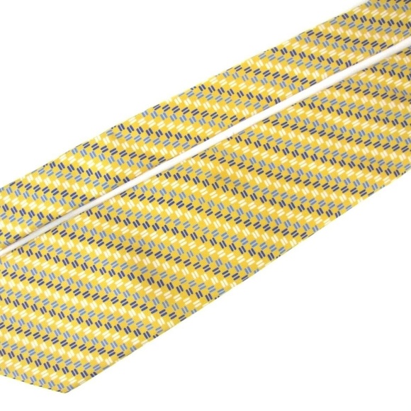 TURNBULL & ASSER Tie Dashes Checks Stripes Twill - Picture 2 of 6